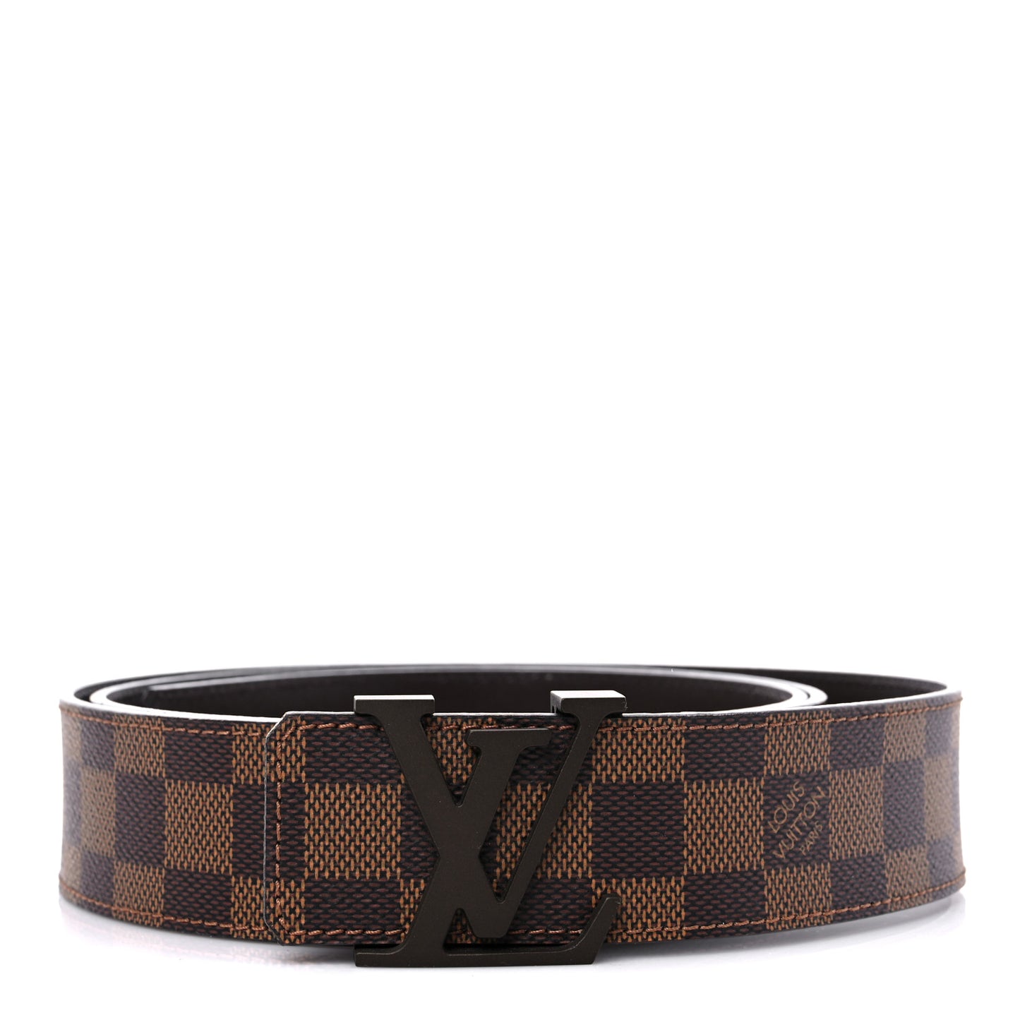 Damier Ebene 40mm LV Initiales Belt 120 48