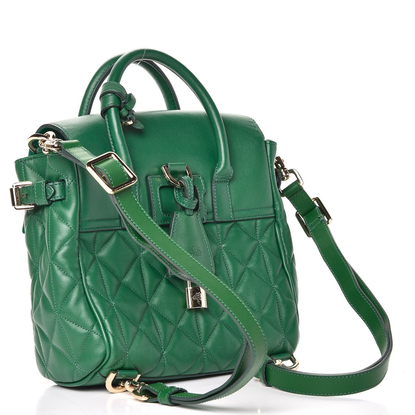 Nappa Quilted Mini Cara Delevingne Convertible Bag Delevigne Green