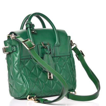 Mulberry Nappa Quilted Mini Cara Delevingne Convertible Bag Delevigne Green 3 of 10