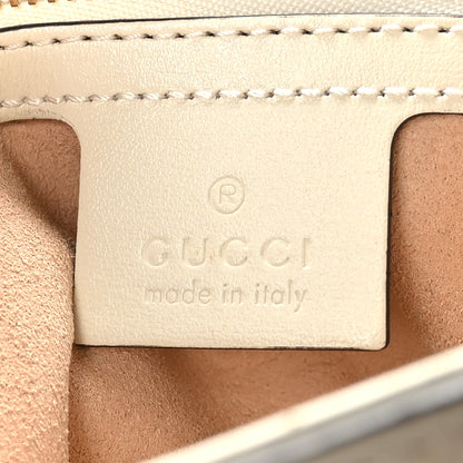 Gucci Boarded Plutone Calfskin Medium Jackie 1961 Tote Mystic White 6 of 9