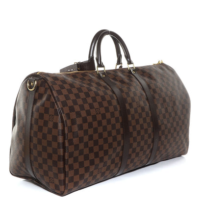 Louis Vuitton Damier Ebene Keepall Bandouliere 55 3 of 7