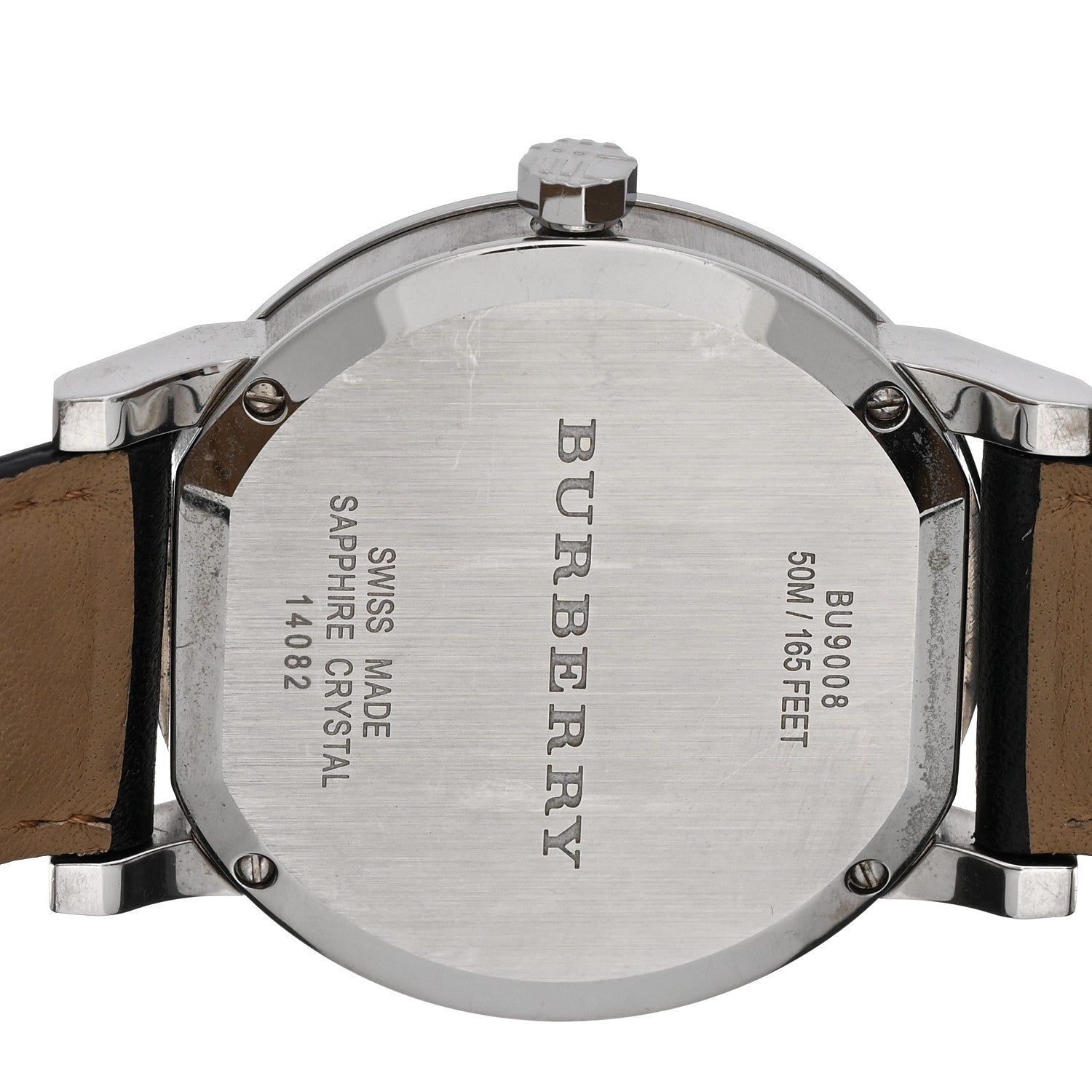 Burberry Stainless Steel Calfskin 38mm Heritage Quartz Watch BU9008 4 of 5