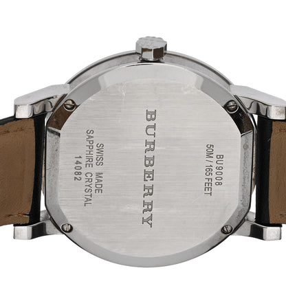 Burberry Stainless Steel Calfskin 38mm Heritage Quartz Watch BU9008 4 of 5
