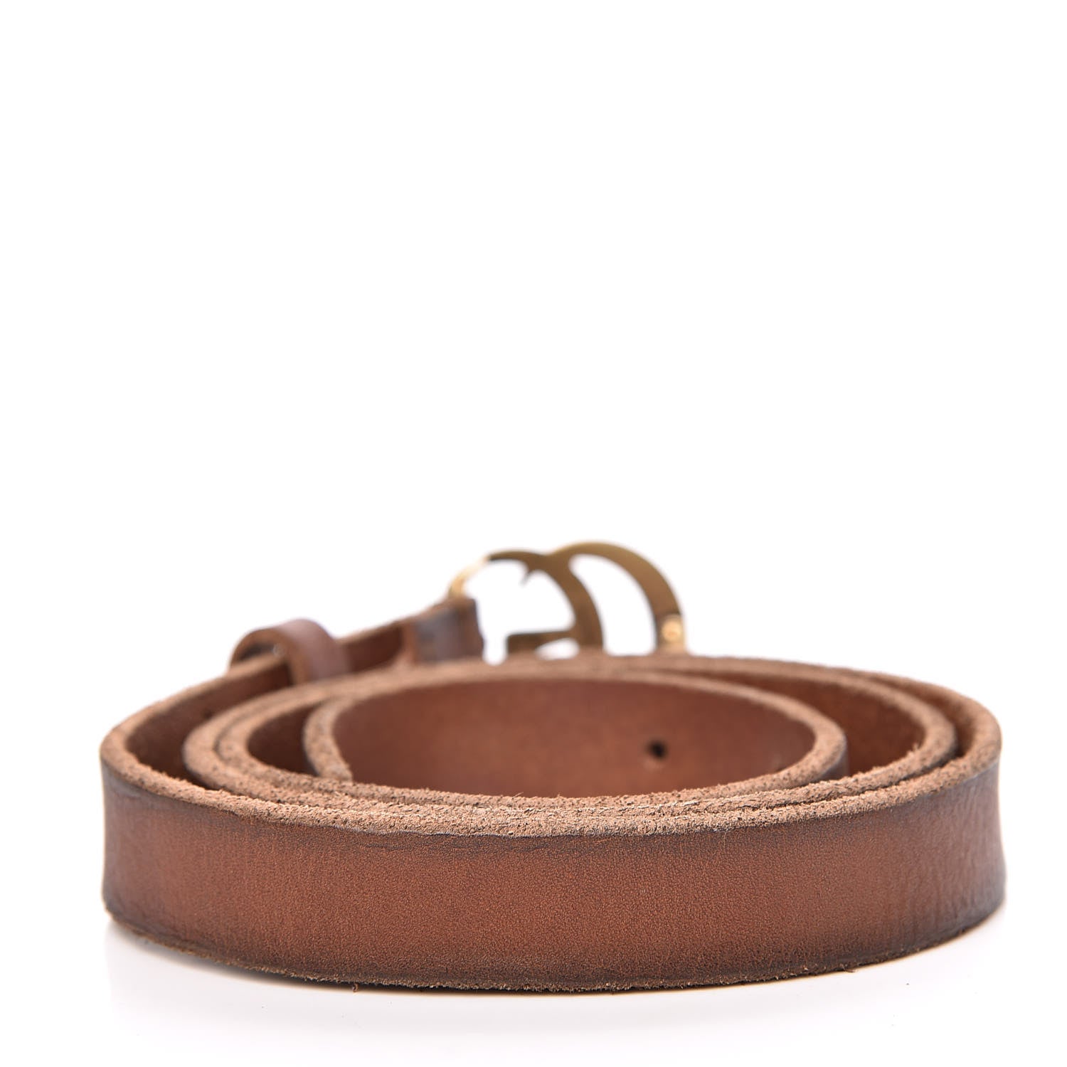 Gucci Faded Calfskin Double G 20mm Belt 85 34 Cuir 3 of 6