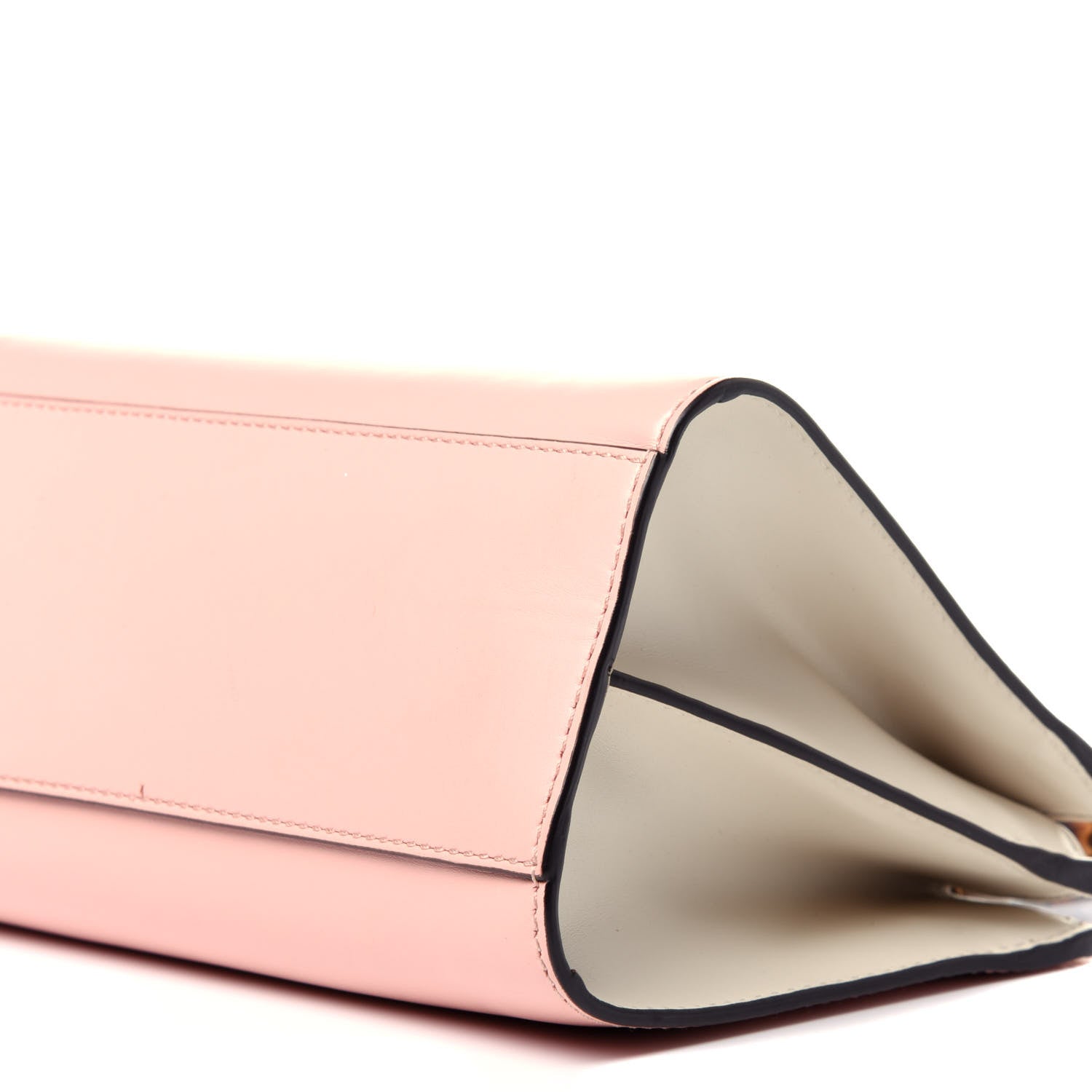 Gucci Nappa Bamboo Web Mini Nymphaea Top Handle Bag Perfect Pink Mystic White 9 of 10