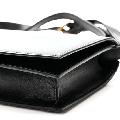 Saint Laurent Smooth Calfskin Monogram Crossbody Bag Black 9 of 9