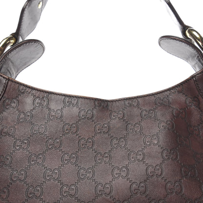 Gucci Guccissima Creole Hobo Chocolate 10 of 10