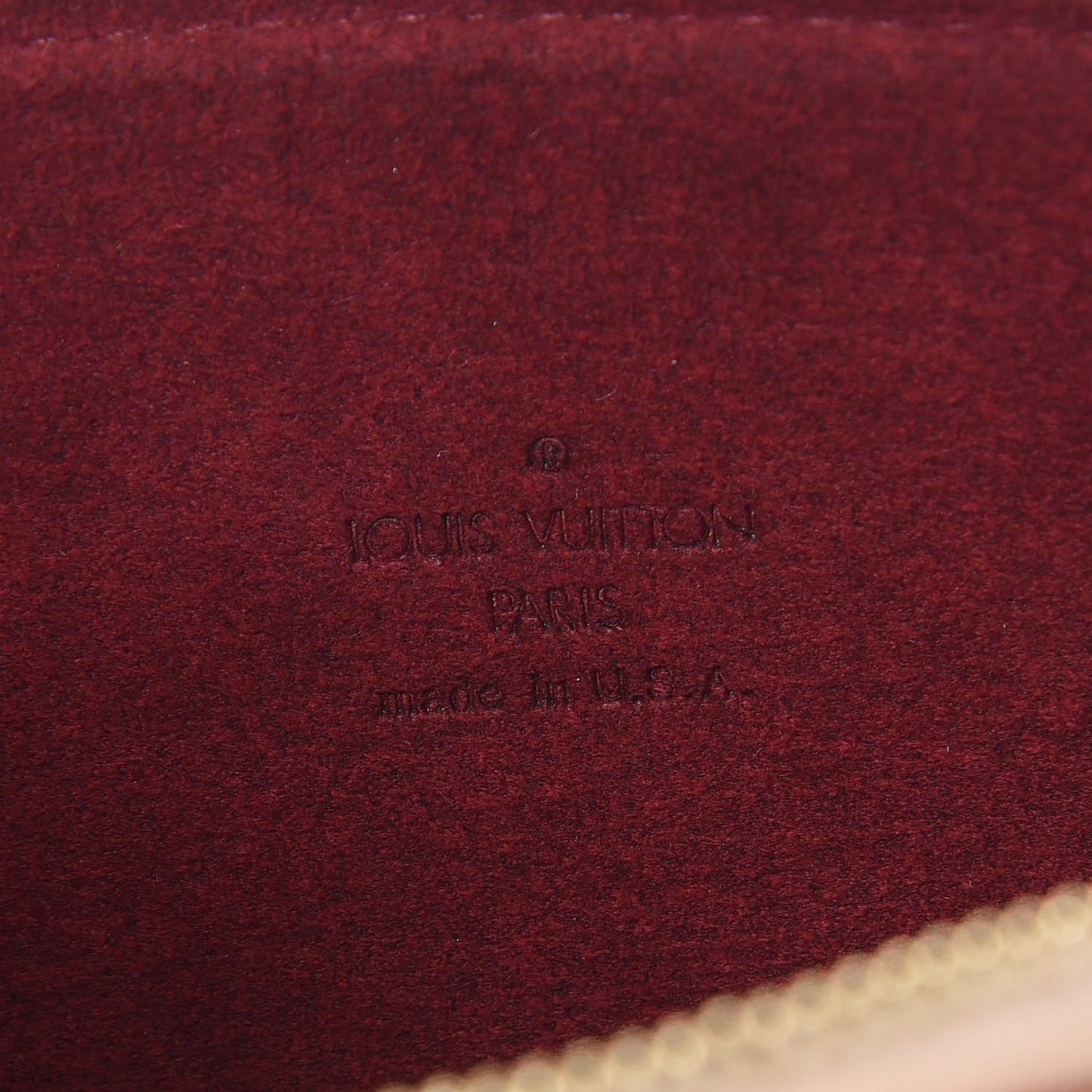 Monogram Multicolor Pochette Accessories White