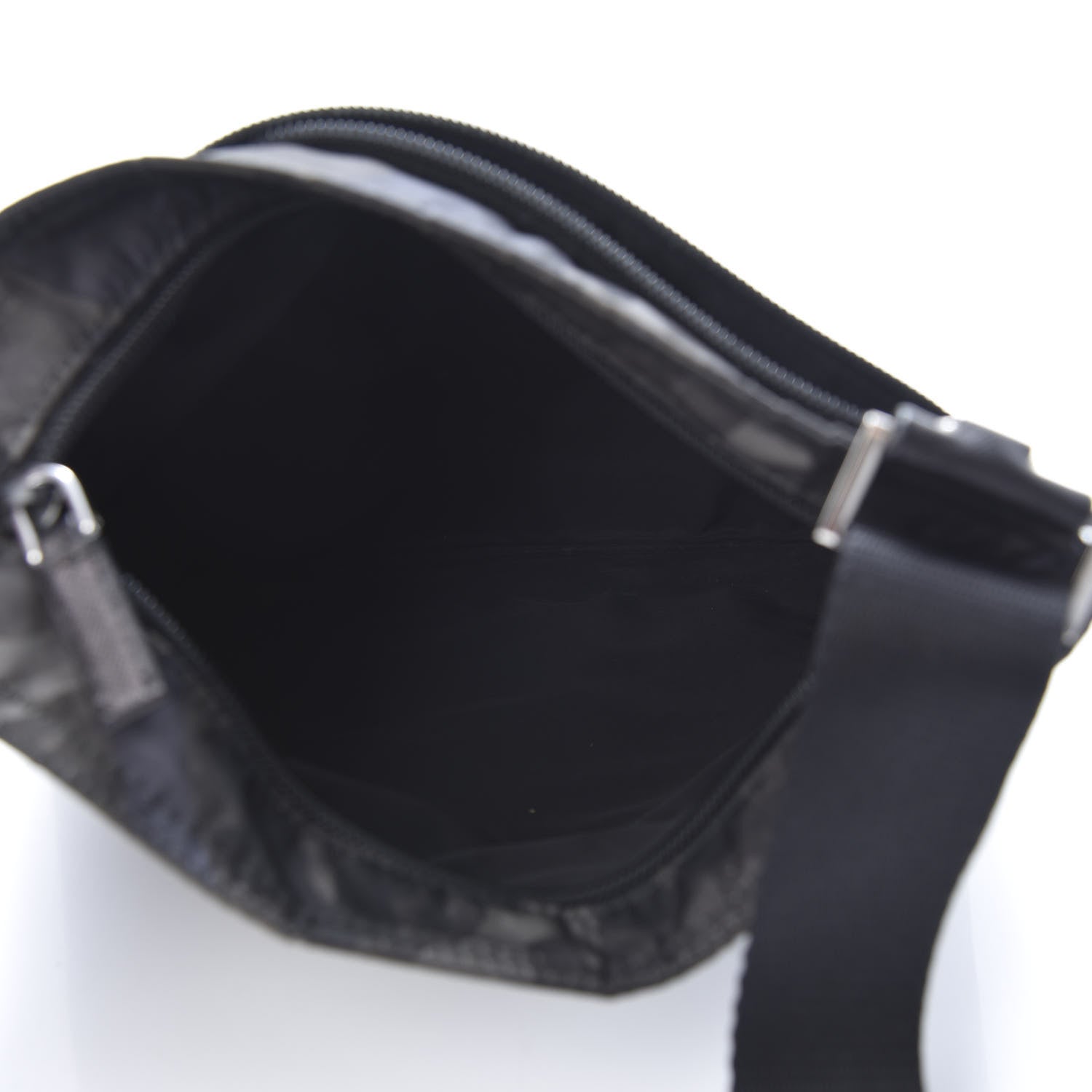 Prada Tessuto Nylon Camouflage Flat Messenger Fumo 5 of 11