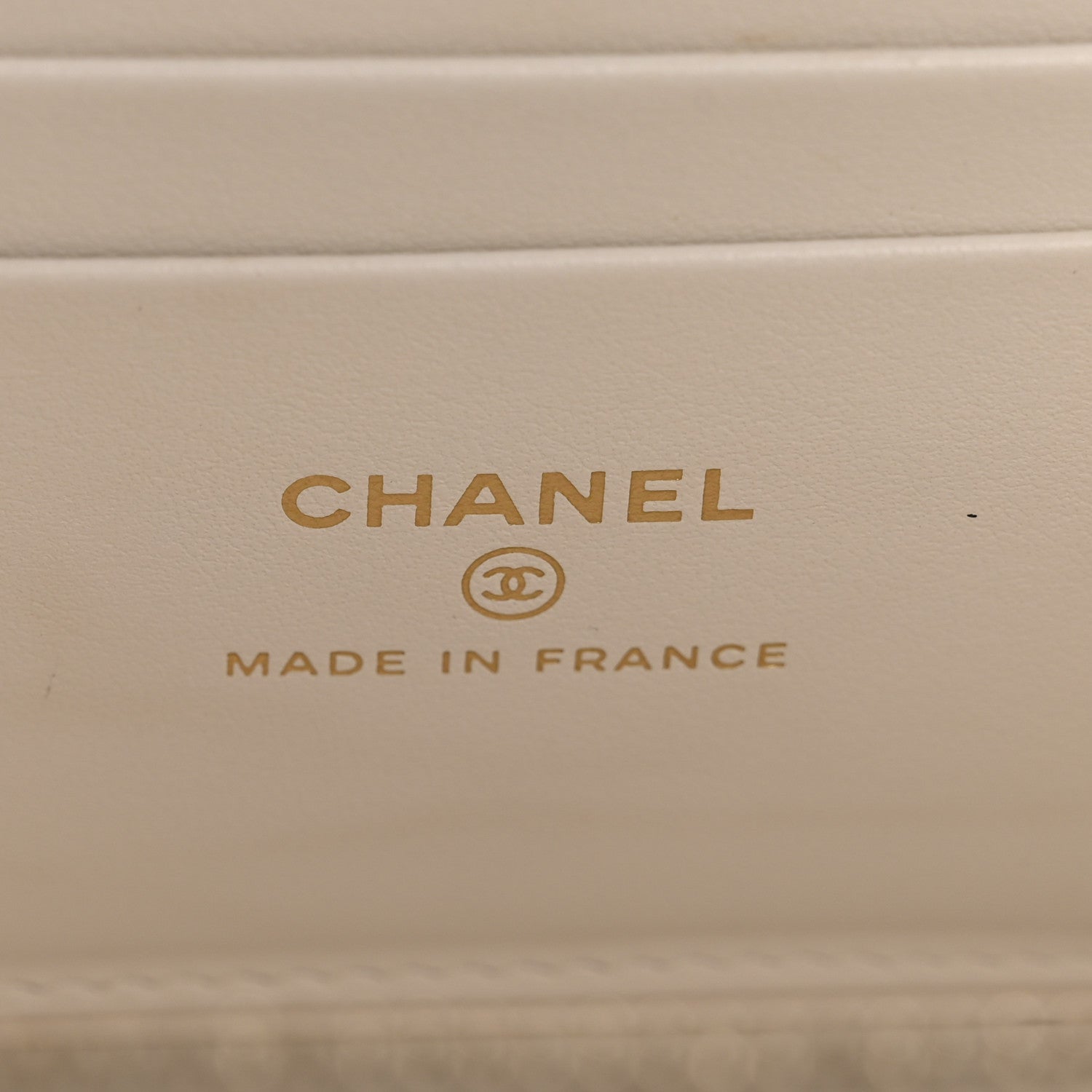 Chanel Caviar Quilted Small Vanity Case With Chain White 6 of 13