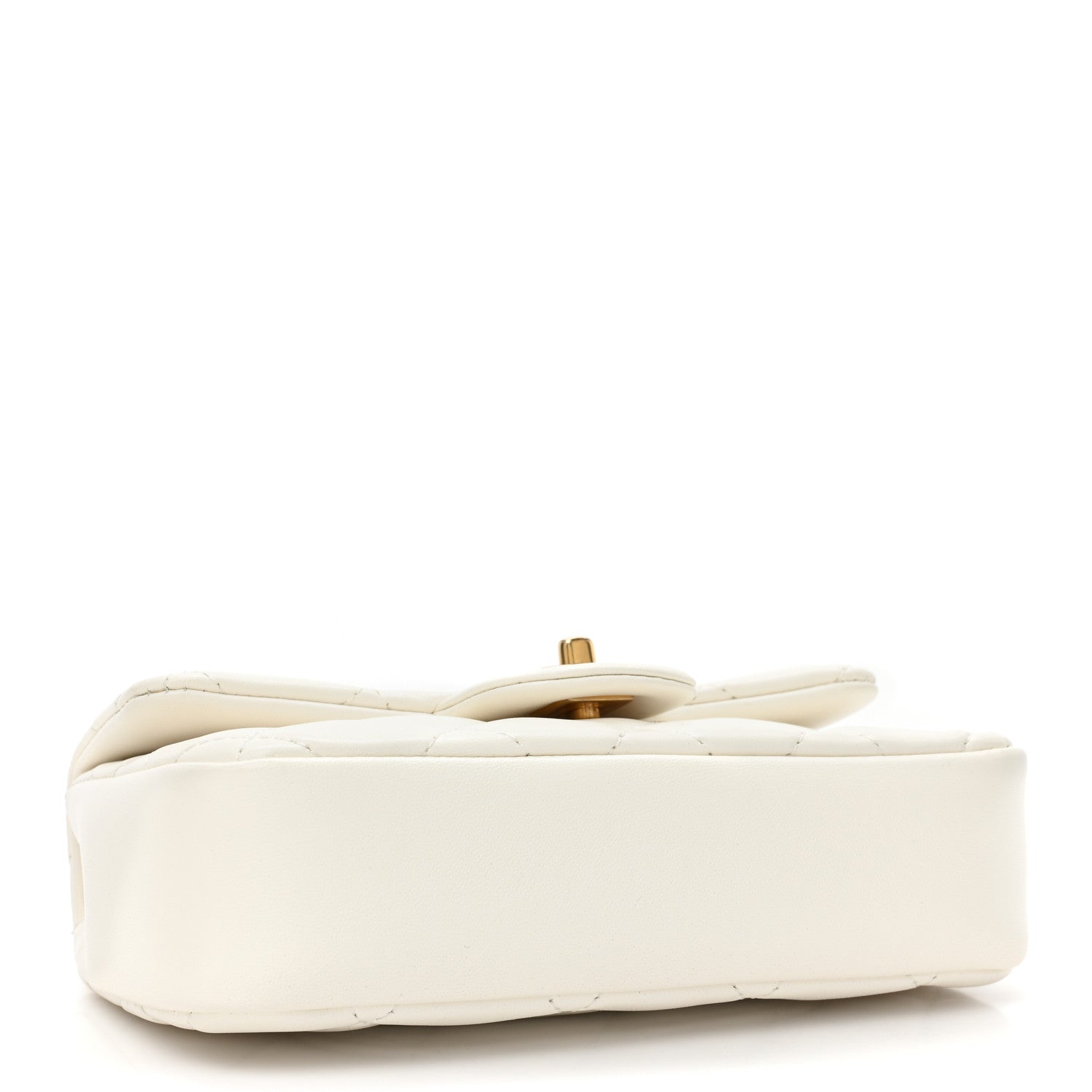 Chanel Lambskin Quilted Mini Heart Charms Flap White 4 of 9