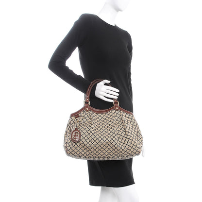 Gucci Diamante Medium Sukey Tote Brown 2 of 10