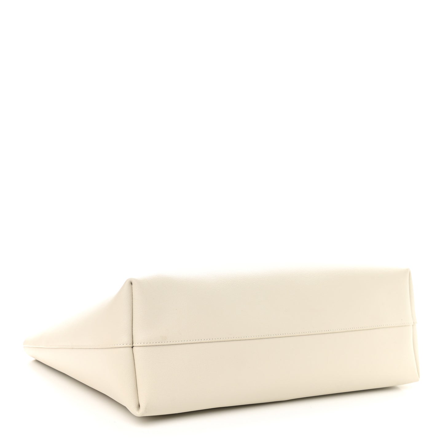 Calfskin Large Shopping Tote Porcellana