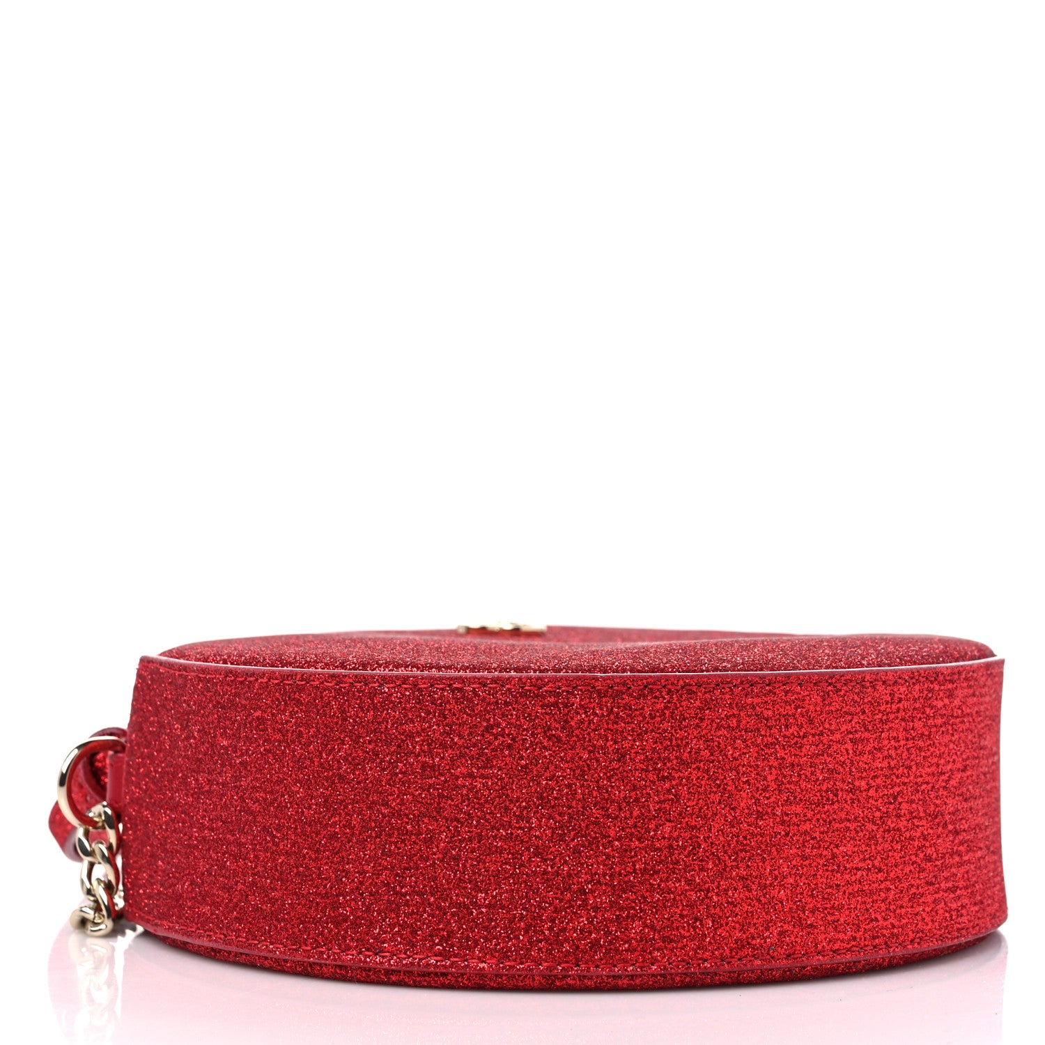 Jimmy Choo Glitter Round Crossbody Red 4 of 8