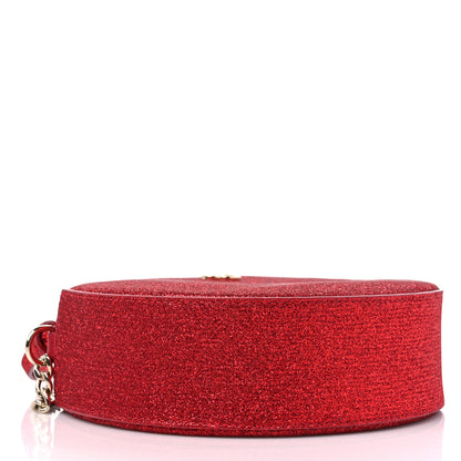 Jimmy Choo Glitter Round Crossbody Red 4 of 8