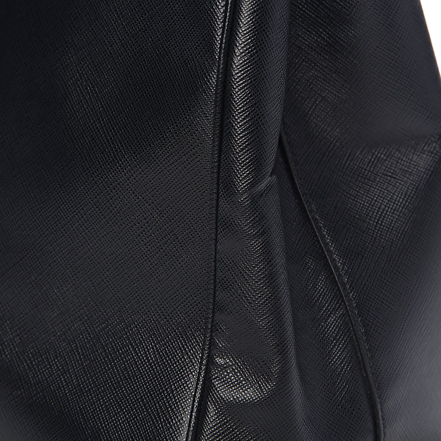 Saffiano Large Galleria Double Zip Tote Black