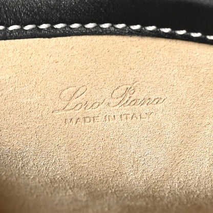 Loro Piana Smooth Calfskin Micro Bale Bag Black 6 of 9