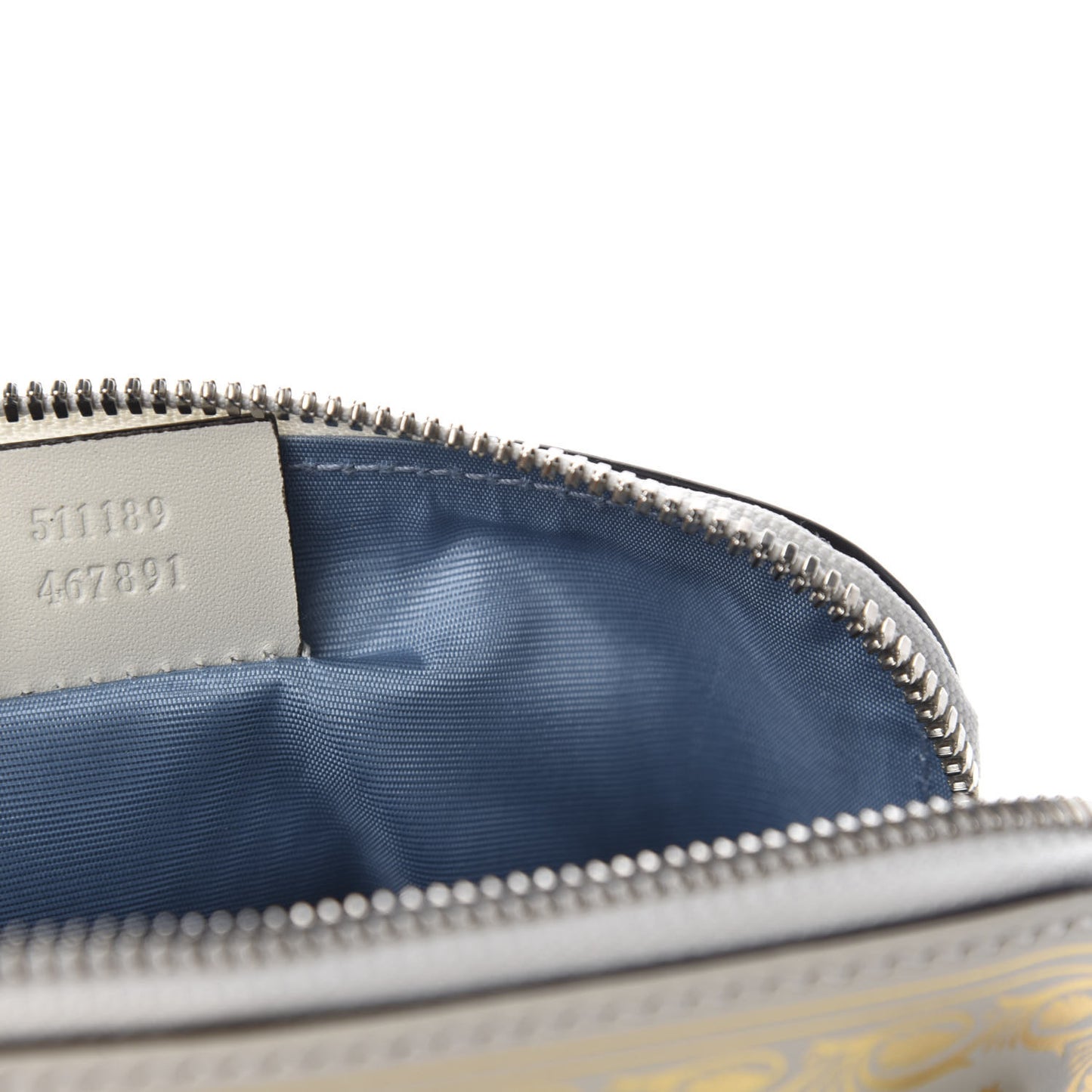 X SEGA Calfskin GUCCY Stars Mini Dome Shoulder Bag Mystic White Gold