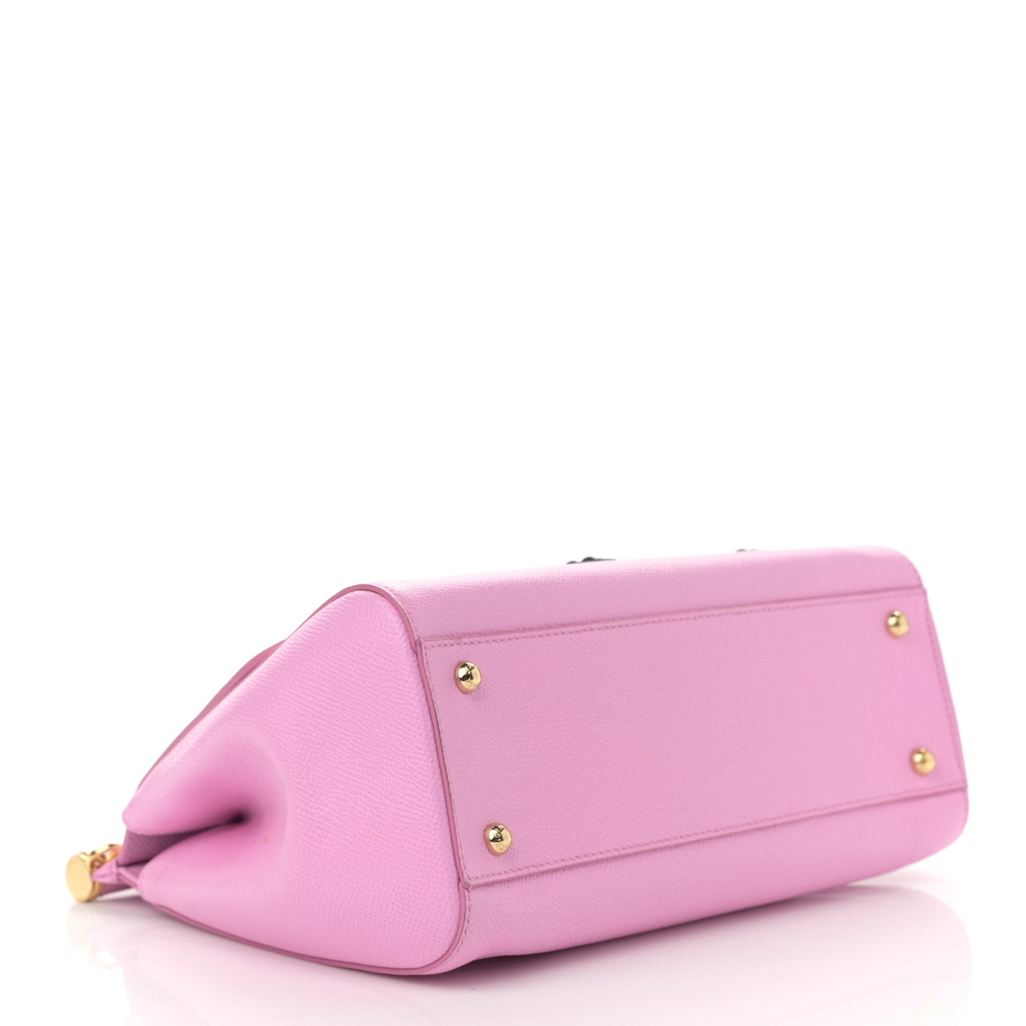 Dauphine Studded Medium DG Family Patch Miss Sicily Satchel Pink