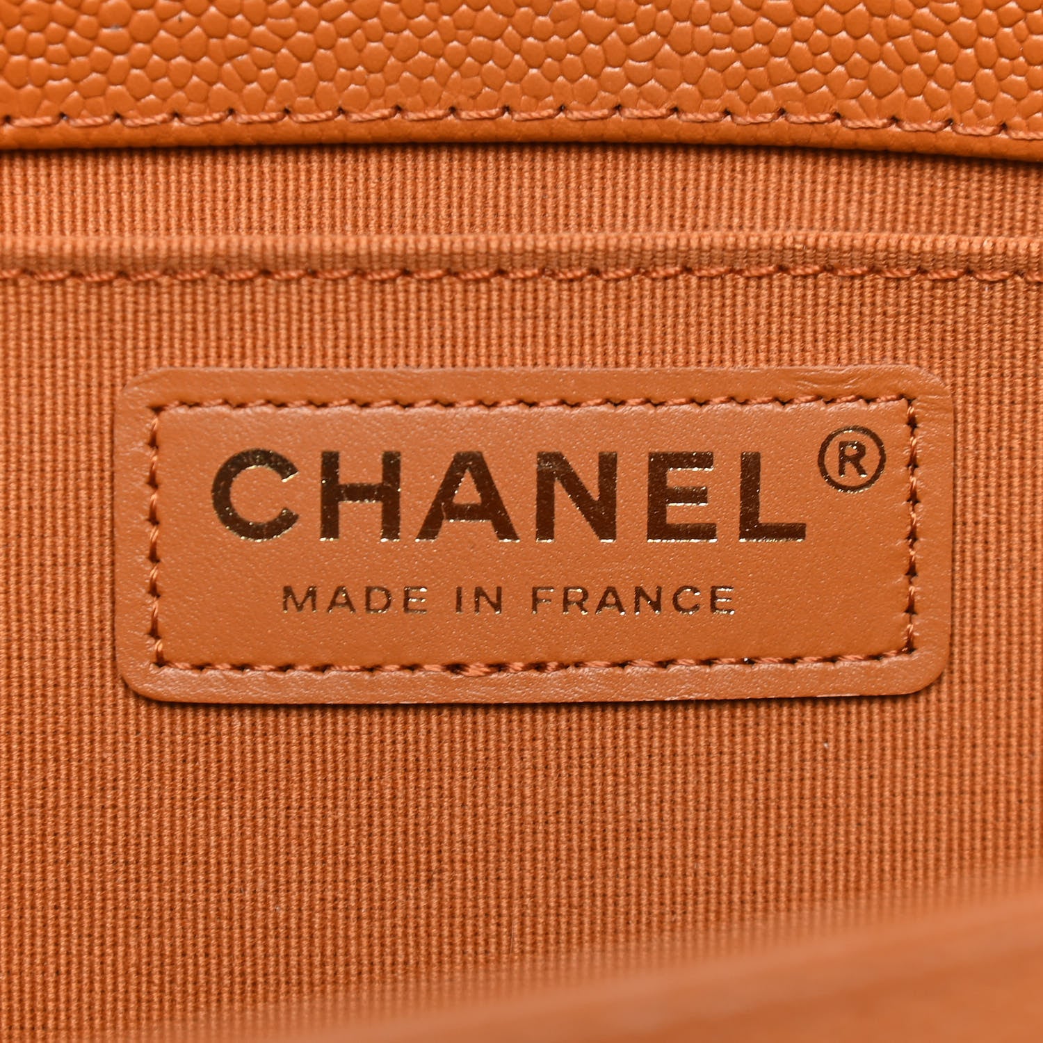 Chanel Caviar Quilted Medium Boy Flap Light Brown 5 of 8