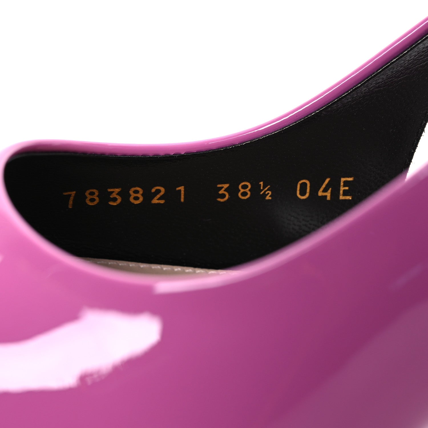 Gucci Patent Signoria Slingback Pumps 38.5 38.5 Pink 9 of 13