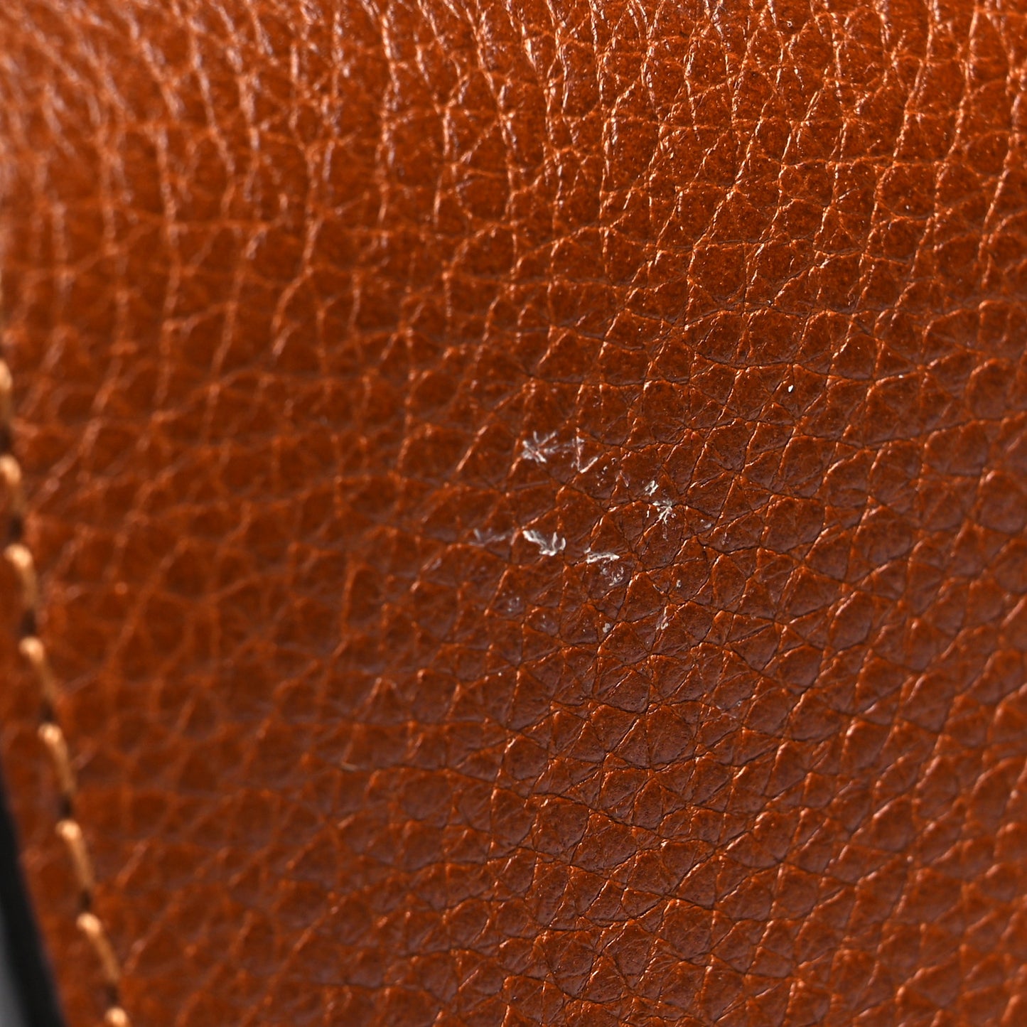 Calfskin Small Nile Bracelet Minaudiere Bag Caramel