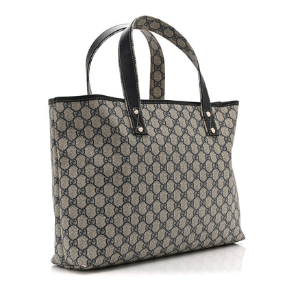 Gucci GG Plus Monogram Medium Signature Web Loop Tote Navy 3 of 10