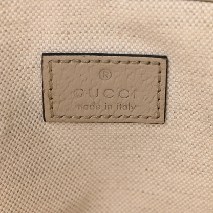 Gucci GG Supreme Monogram Textured Dollar Calfskin Mini Ophidia Shoulder Tote Bag Bag Beige Mystic White Oatmeal 7 of 12