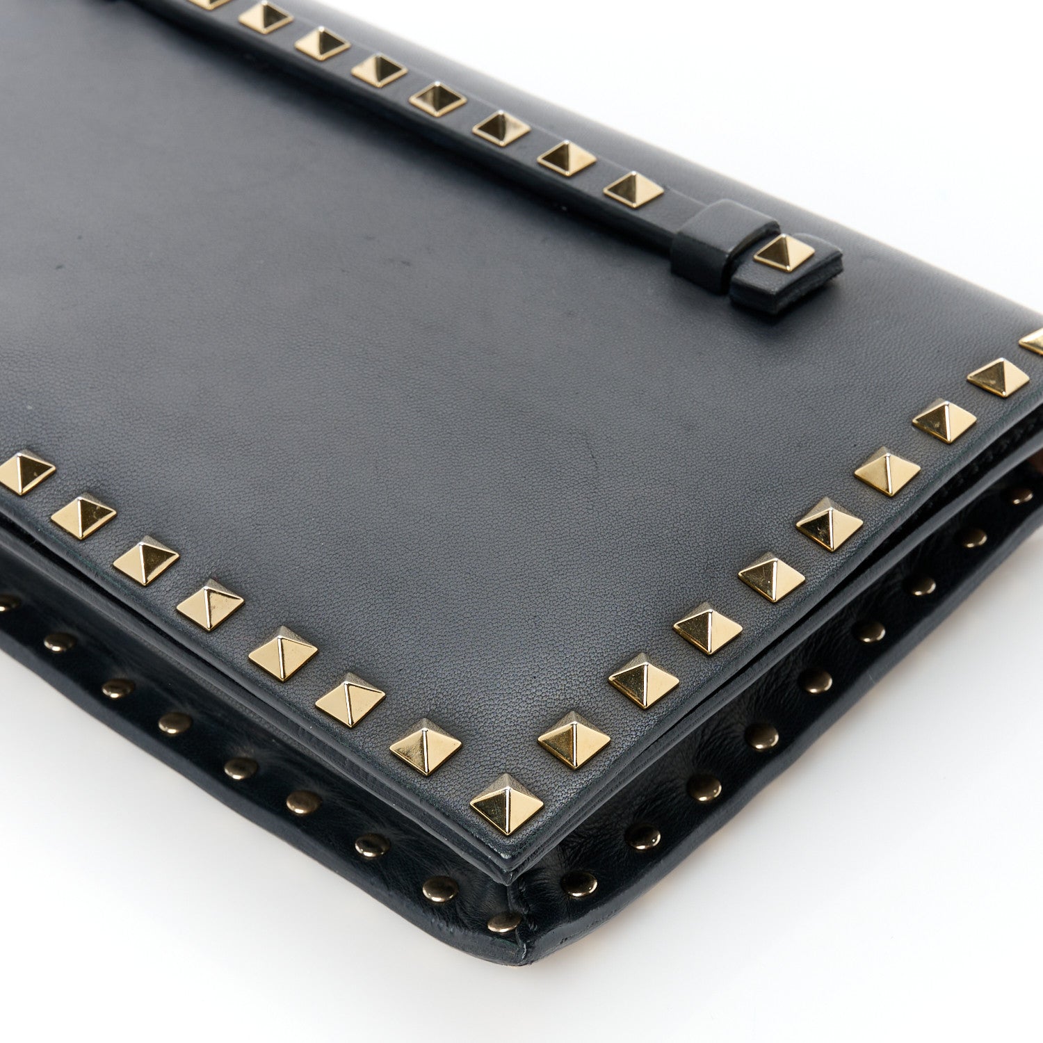 Valentino Garavani Nappa Rockstud Wristlet Clutch Black 11 of 11