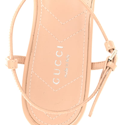 Gucci Patent Charlotte Petite GG Slingback Flats 36.5 Beige 7 of 9