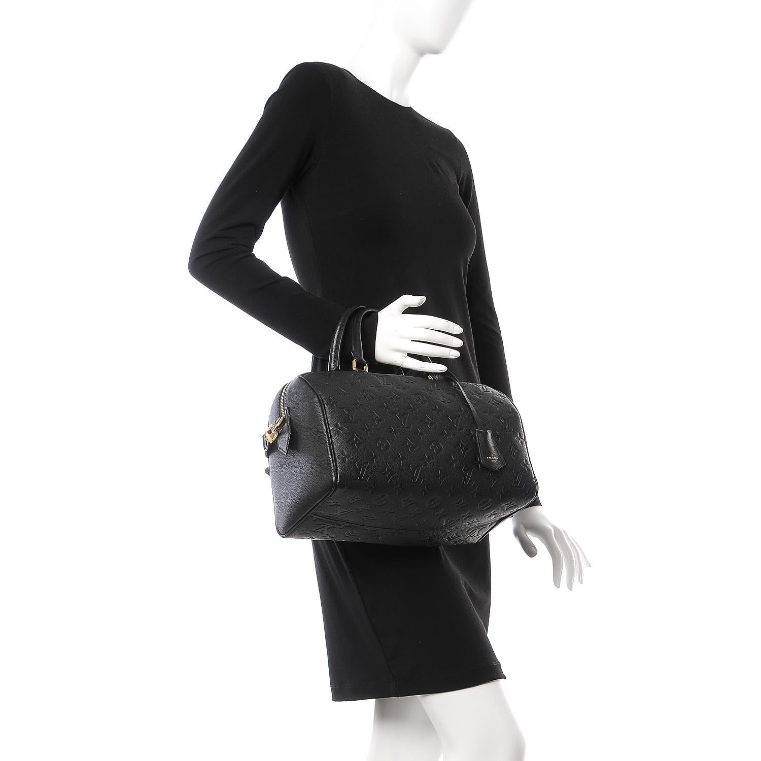 Louis Vuitton Empreinte Speedy Bandouliere 30 NM Black 3 of 9