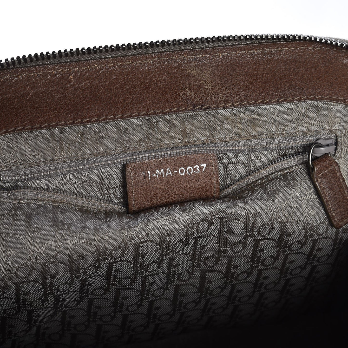 Goatskin Small Jeanne Frame Bag Brown