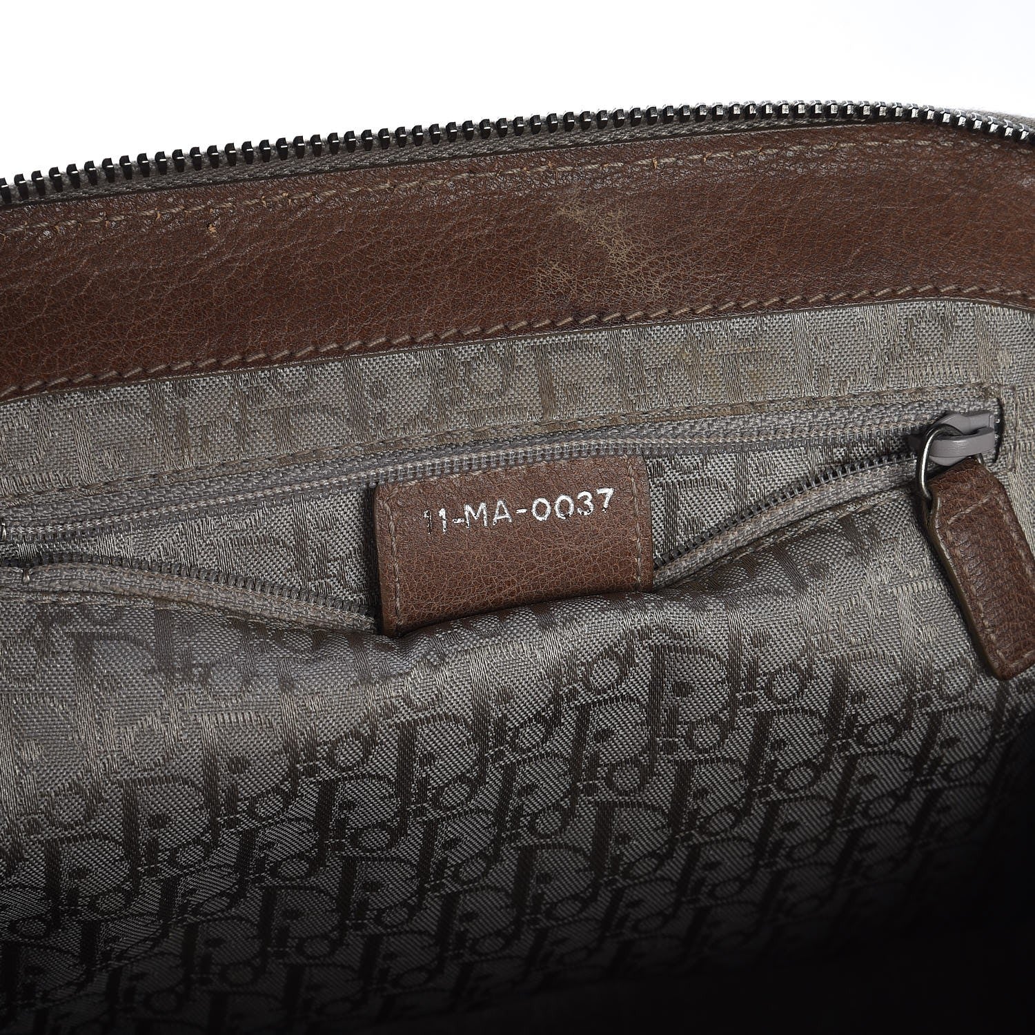 Christian Dior Goatskin Small Jeanne Frame Bag Brown 7 of 7