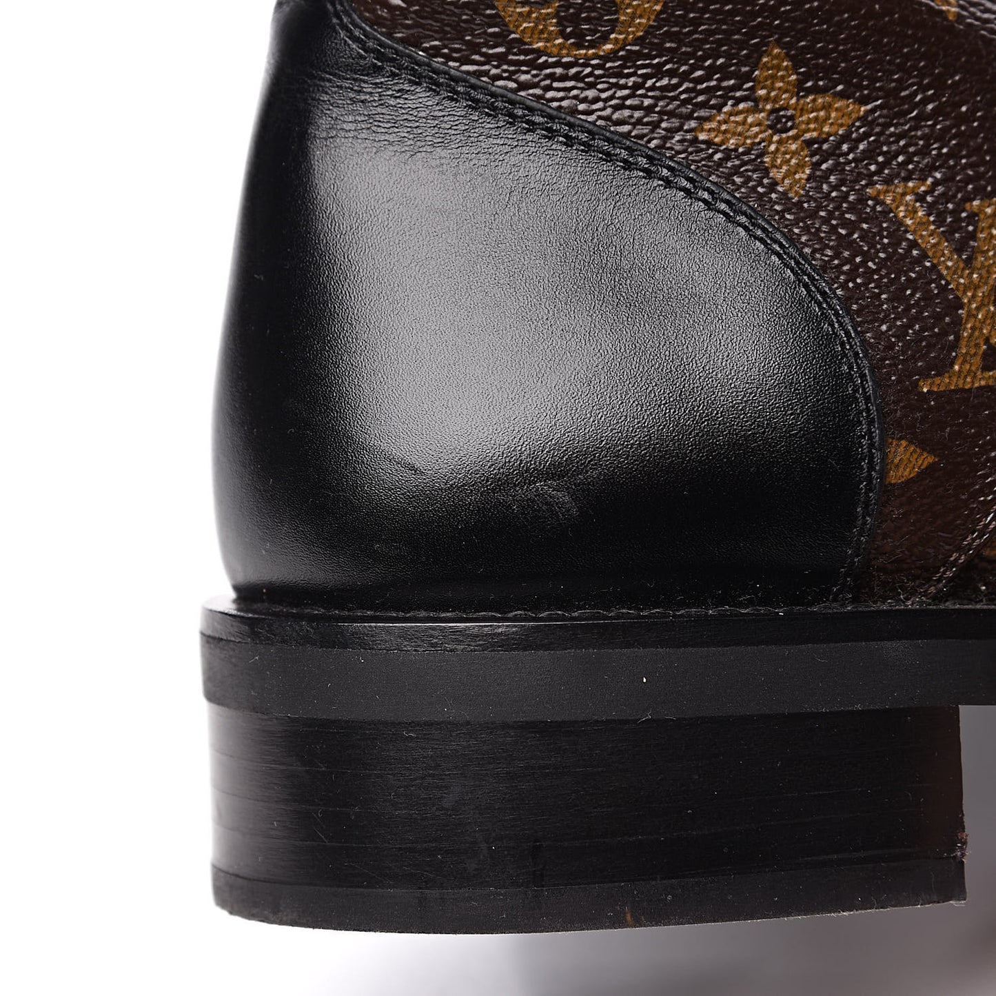 Calfskin Monogram Wonderland Flat Ranger Boots 39 Black