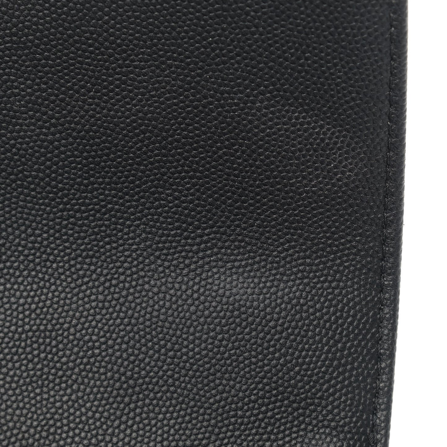 Caviar Quilted Small Business Affinity Flap Black