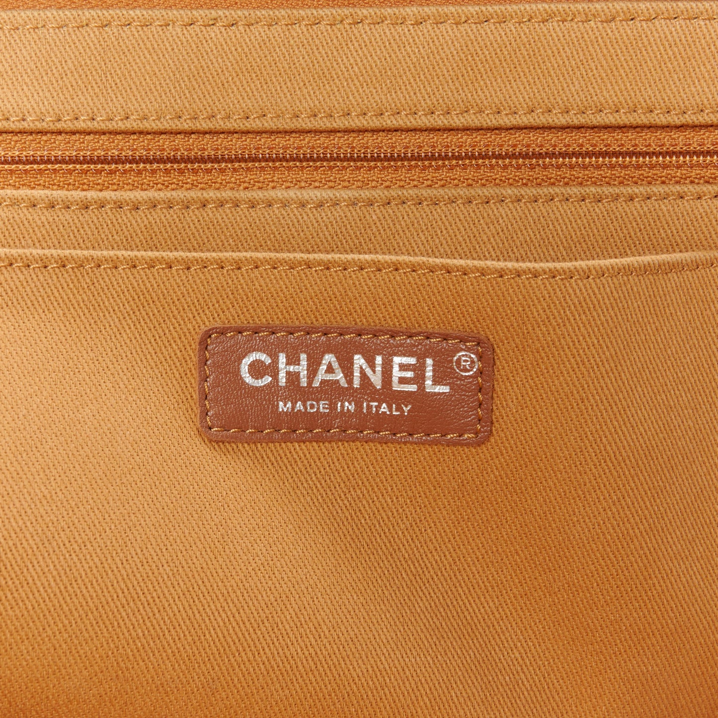 Grained Vegetal Calfskin Small Urban Shopping Tote Camel