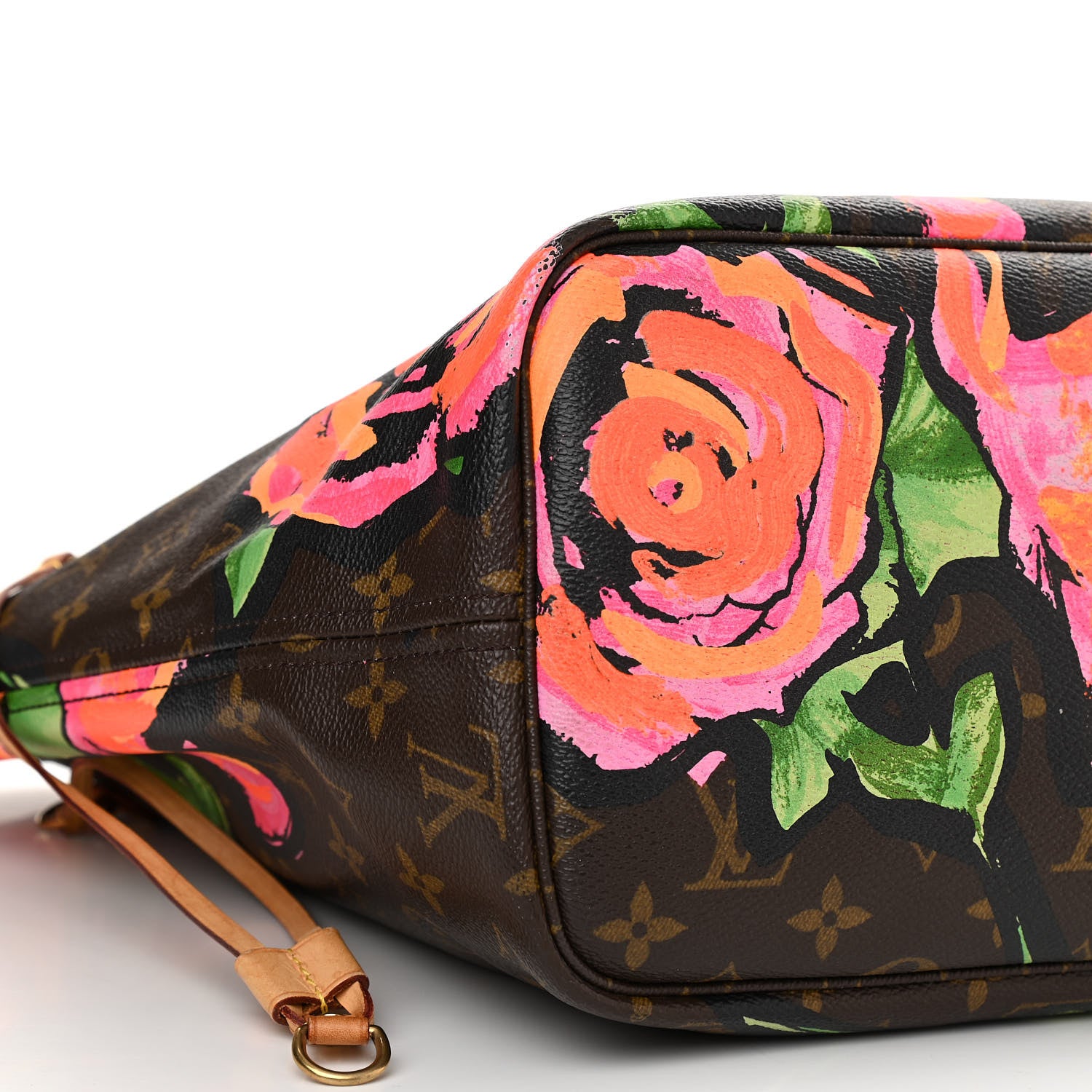 Louis Vuitton Monogram Roses Neverfull MM 9 of 14