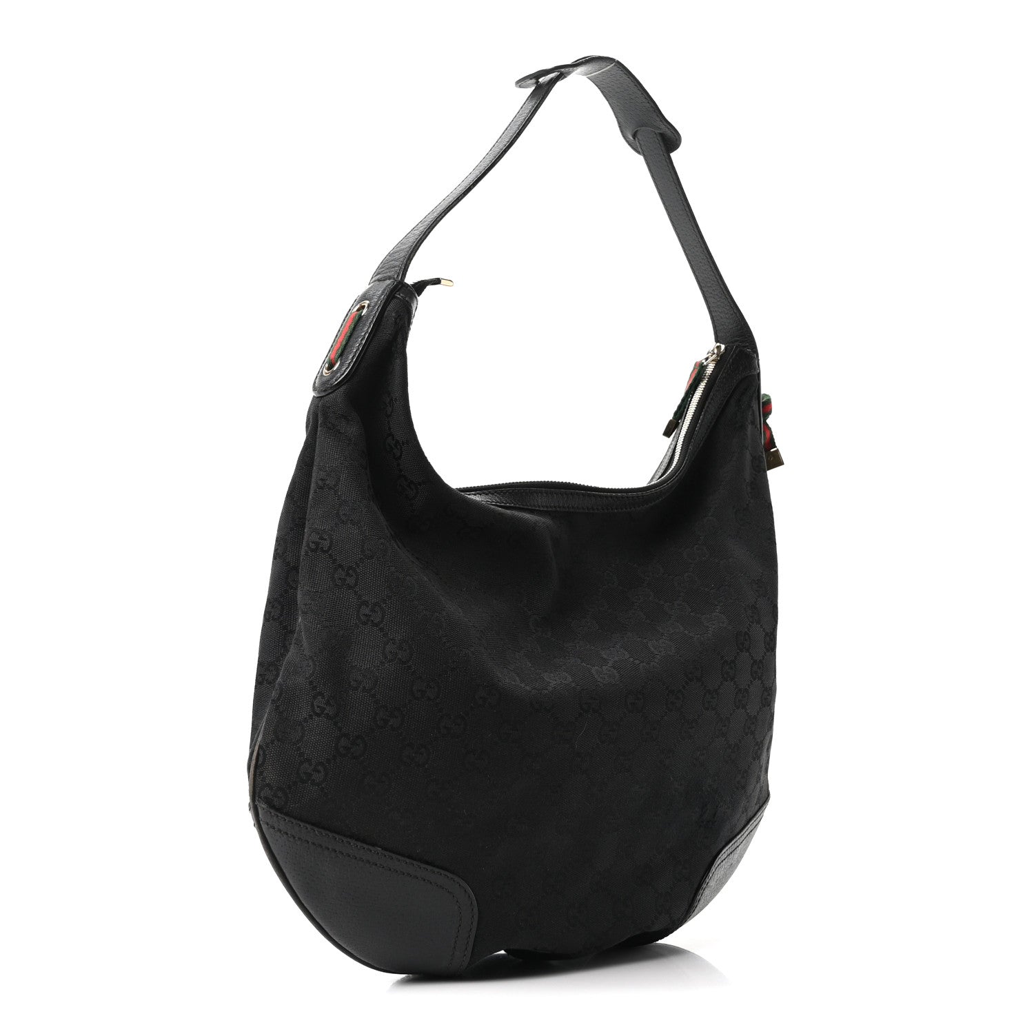 Gucci Monogram Large Princy Hobo Black 3 of 10
