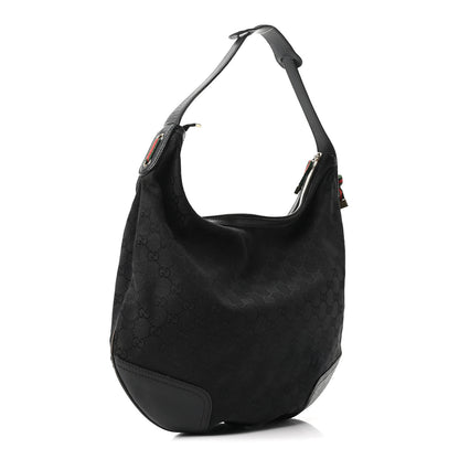 Gucci Monogram Large Princy Hobo Black 3 of 10