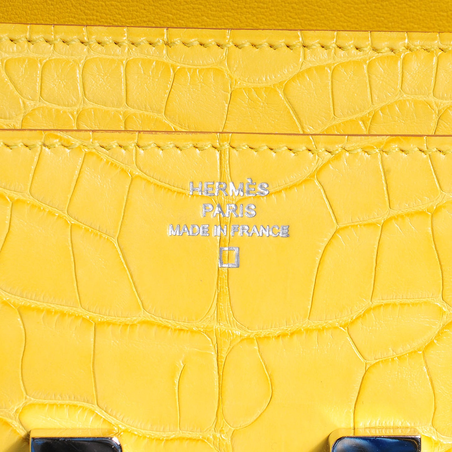 Matte Alligator Constance Wallet Mimosa