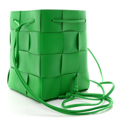 Bottega Veneta Nappa Maxi Intrecciato Small Cassette Bucket Bag Parakeet 3 of 9