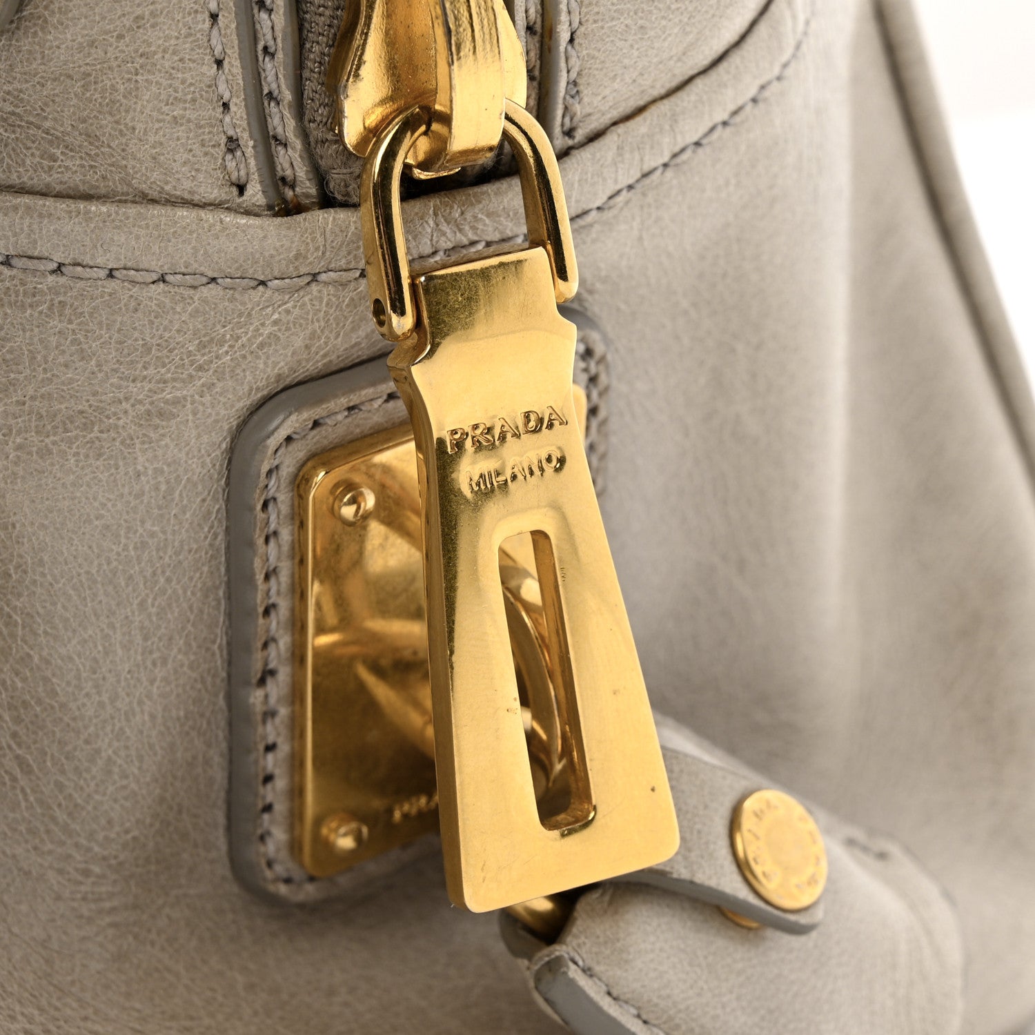 Prada Vitello Shine Bauletto Nube 13 of 13