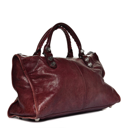 Balenciaga åBALENCIAGA Agneau Giant 21 Silver Hardware Work Dark Wine 2 of 4