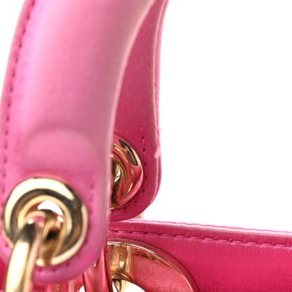 Christian Dior Satin Sequin Mini Lady Dior Pink 10 of 10