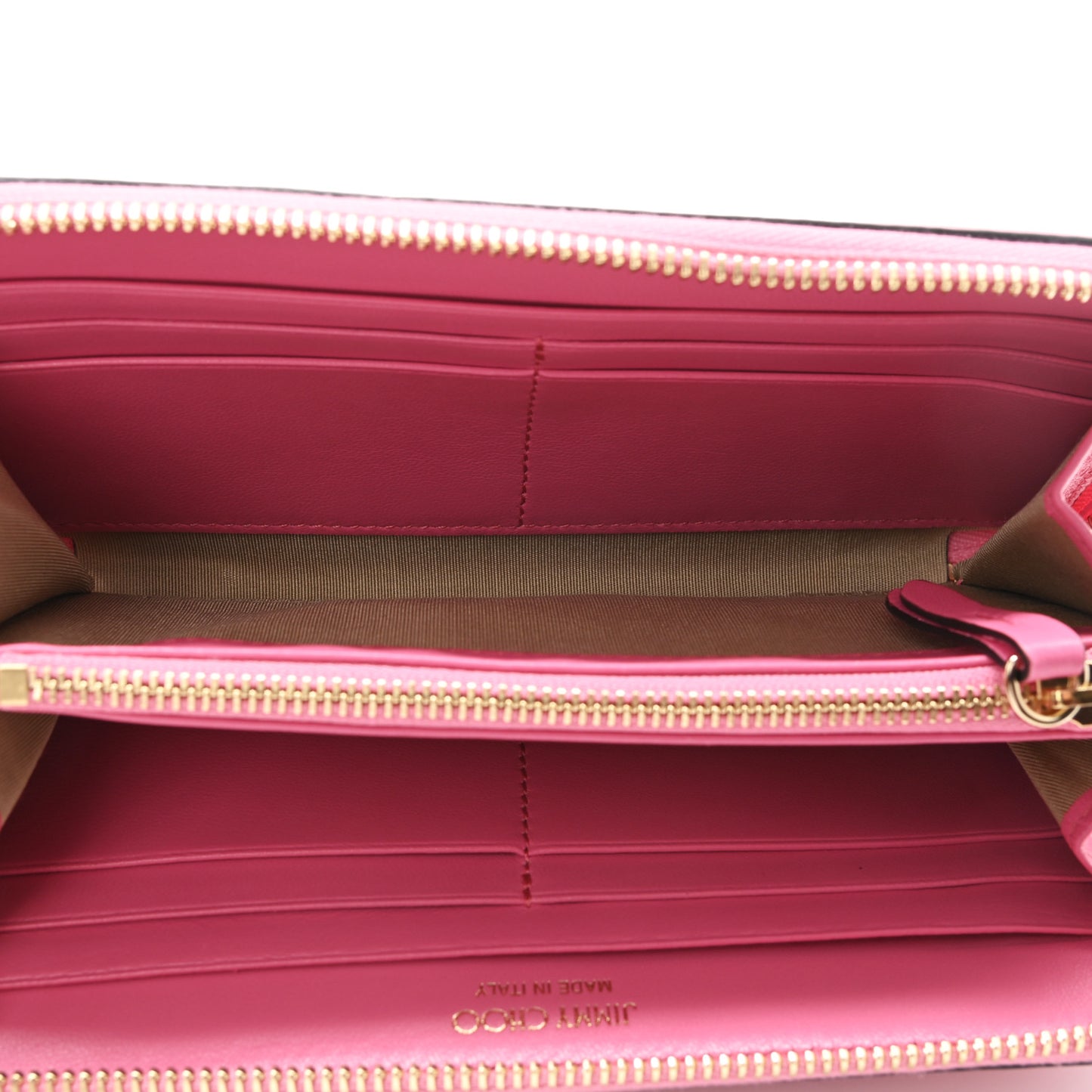 Nappa Quilted Pippa Zip Around Wallet Candy Pink