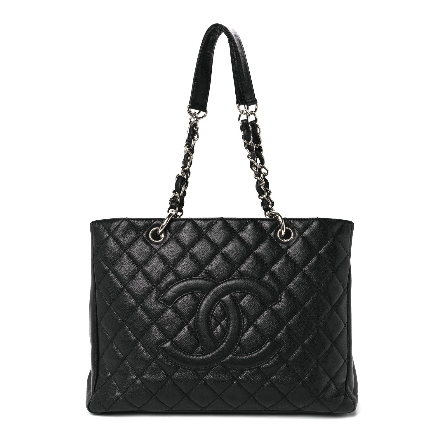 Chanel Caviar Quilted Grand Shopping Tote GST Black 1 of 11