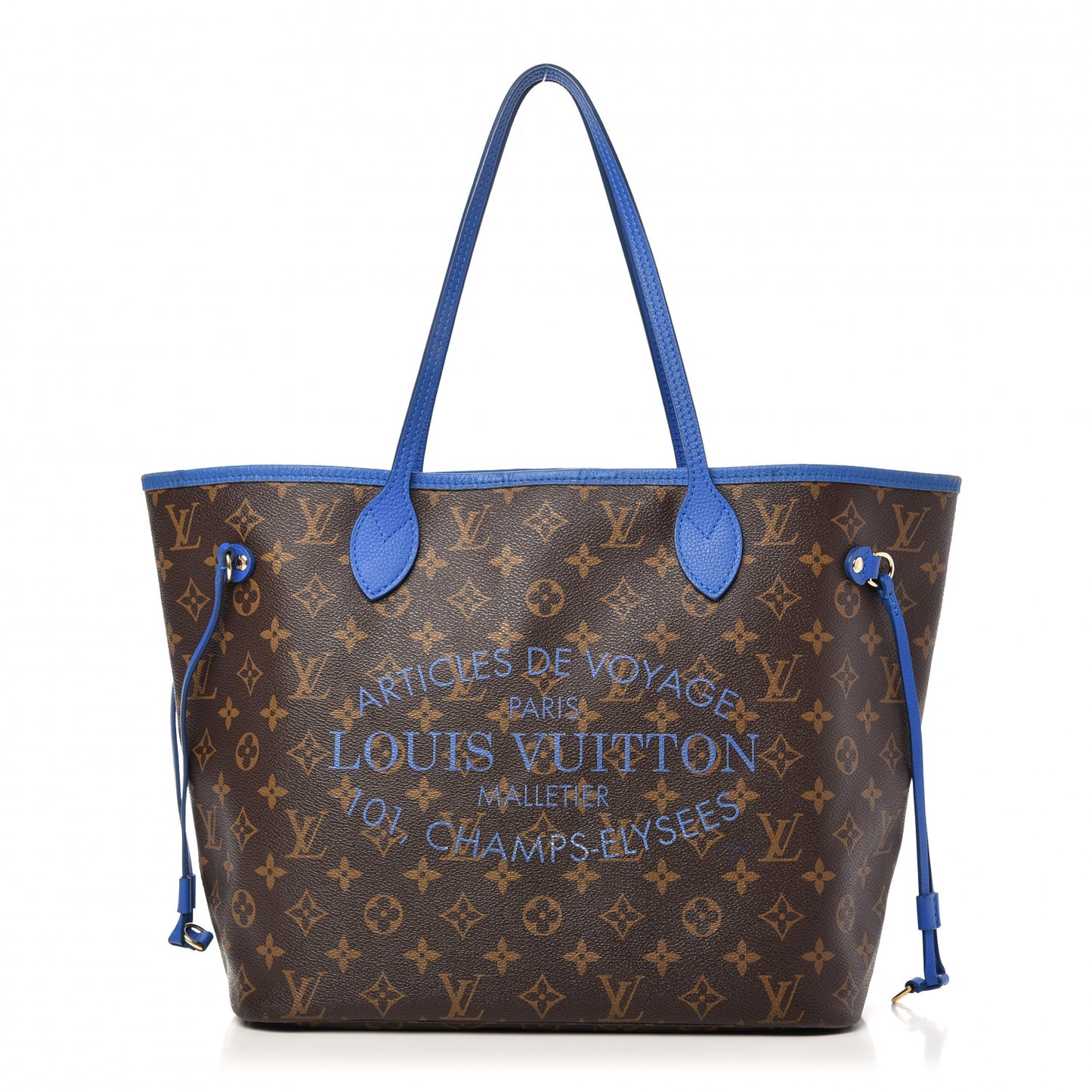 Monogram Articles de Voyage Ikat Neverfull MM Grand Blue