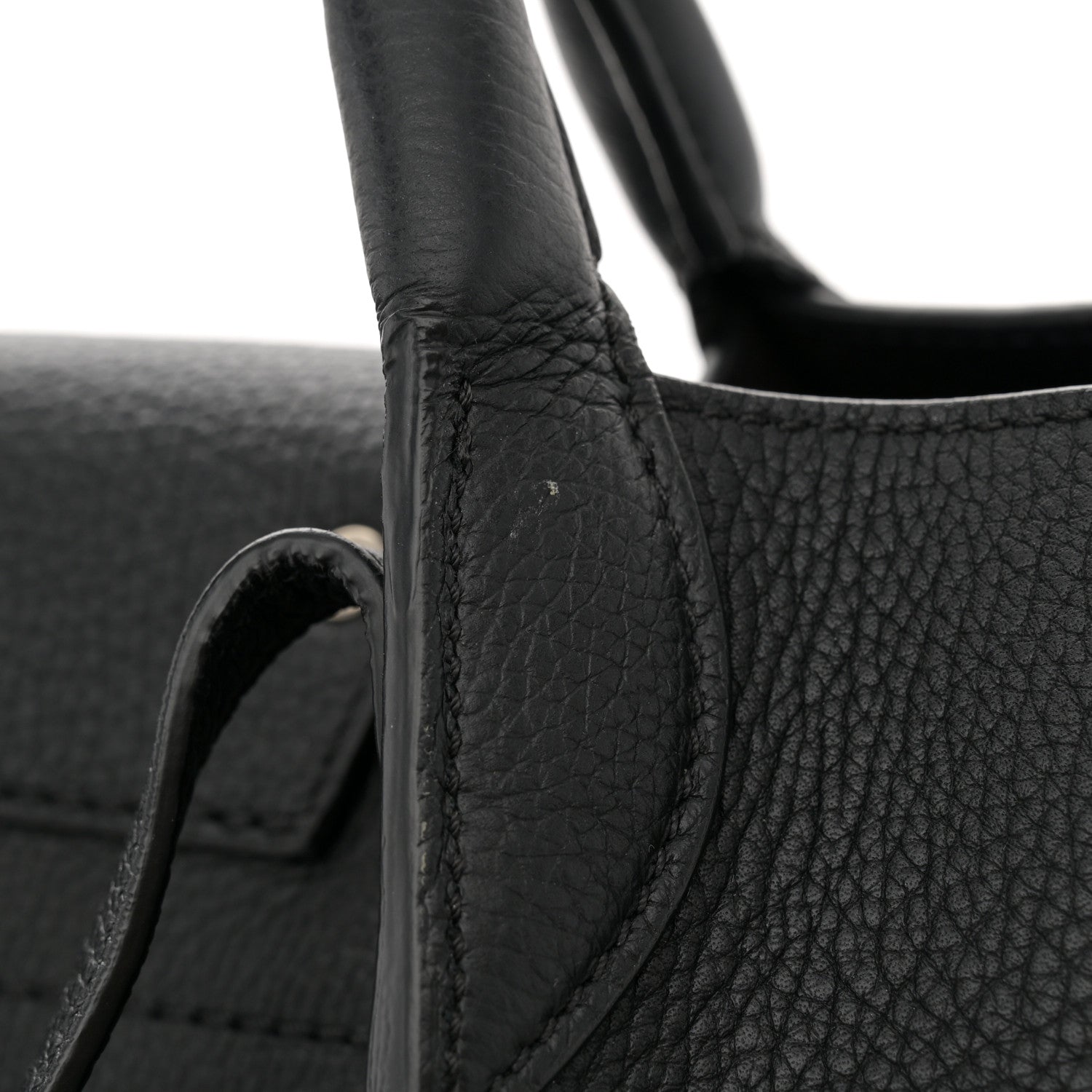 Celine Supple Grained Calfskin Small Long Strap Big Bag Black 15 of 16