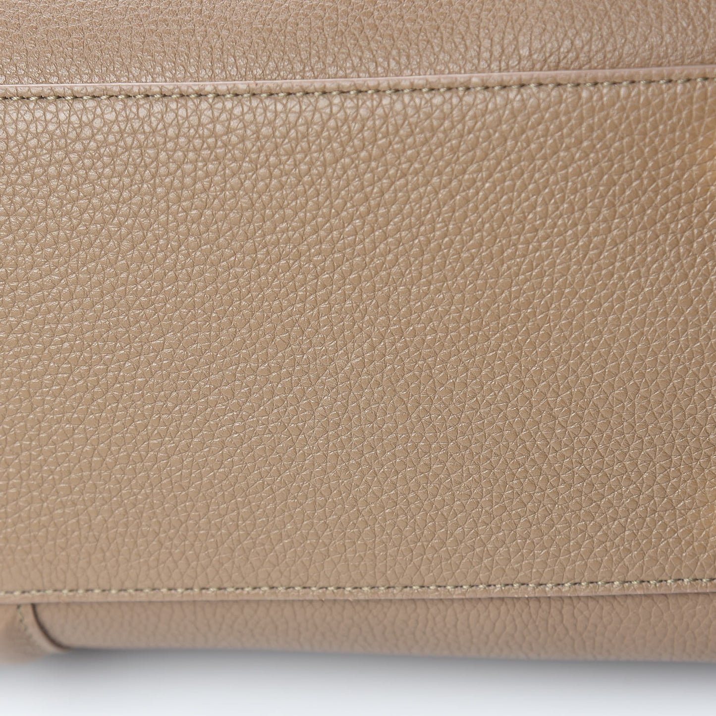 Grained Calfskin Classique 16 Top Handle Bag Beige