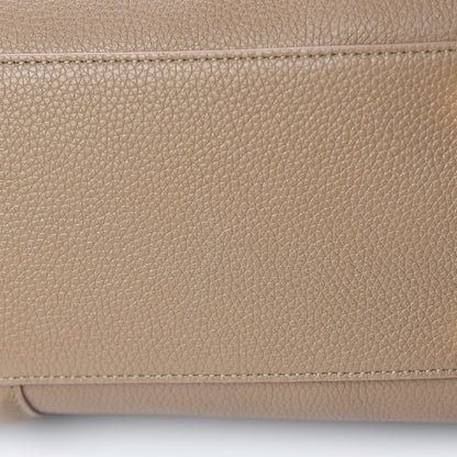 Celine Grained Calfskin Classique 16 Top Handle Bag Beige 16 of 16